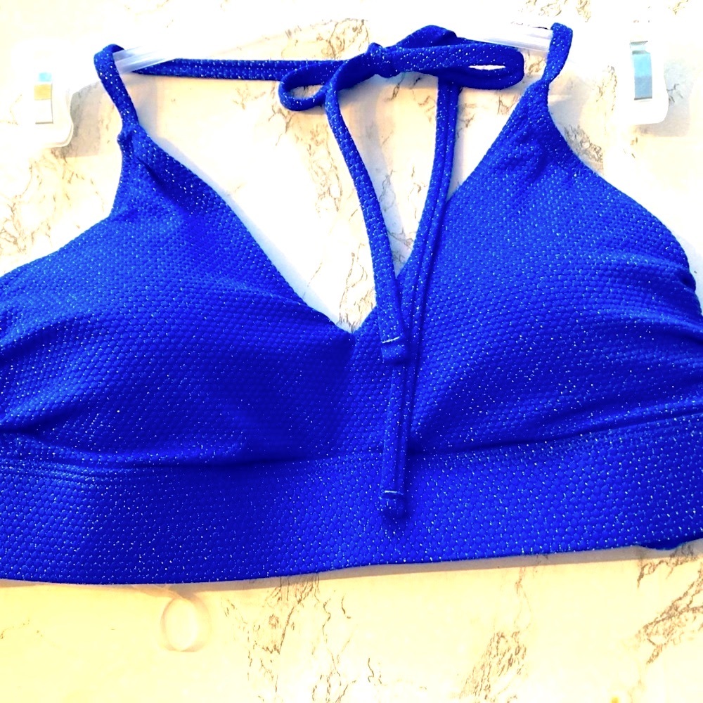 Halter Bralette Bikini Top / Time and Tru